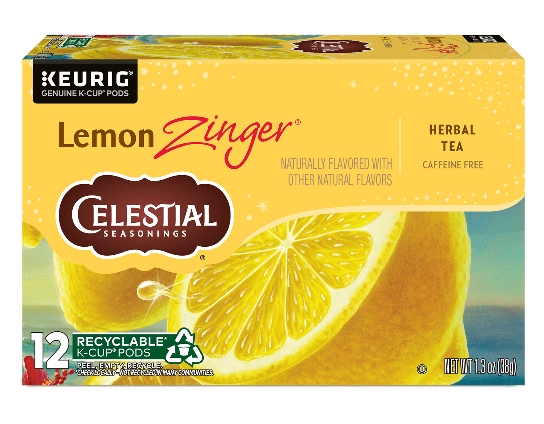 Lemon Zinger K-Cups | Bright Herbal Tea in Convenient Pods Lemon Zinger K-Cups | Bright Herbal Tea in Convenient Pods