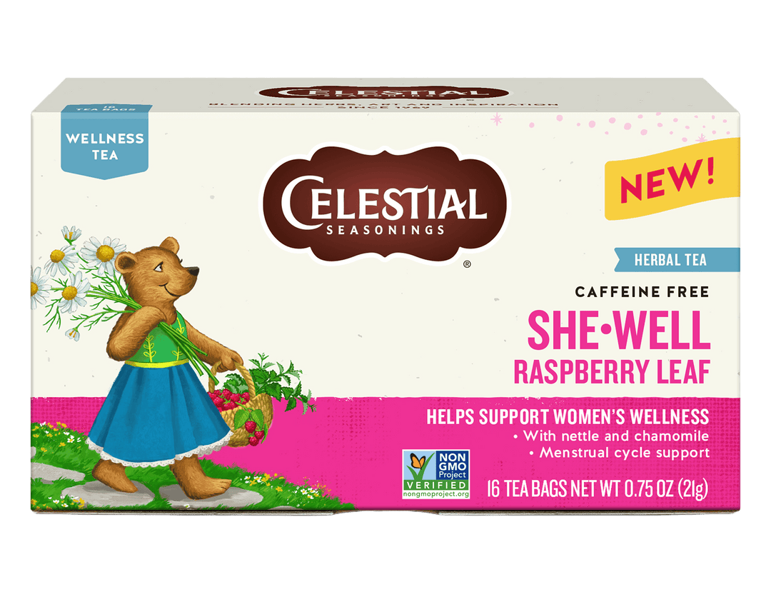SheWell Raspberry Leaf Wellness Tea