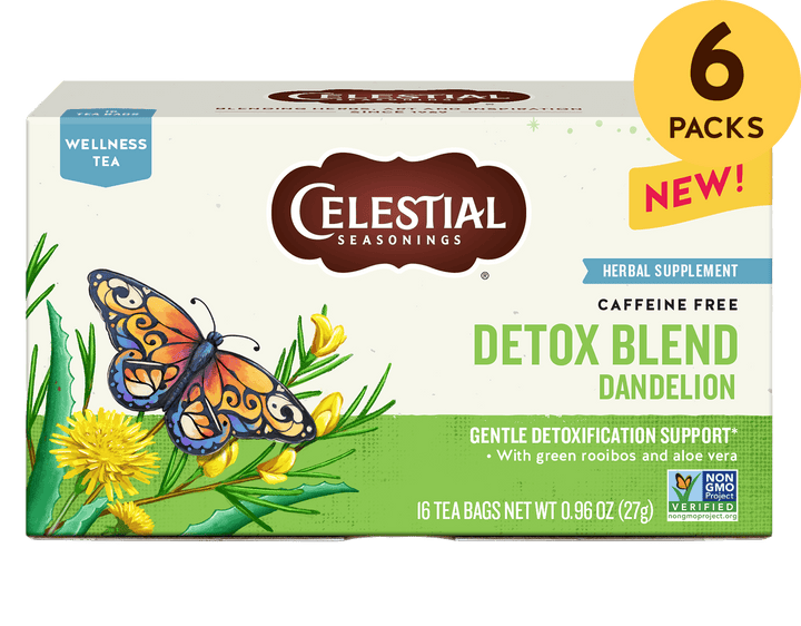 Detox Blend Dandelion Wellness Tea 6 pack