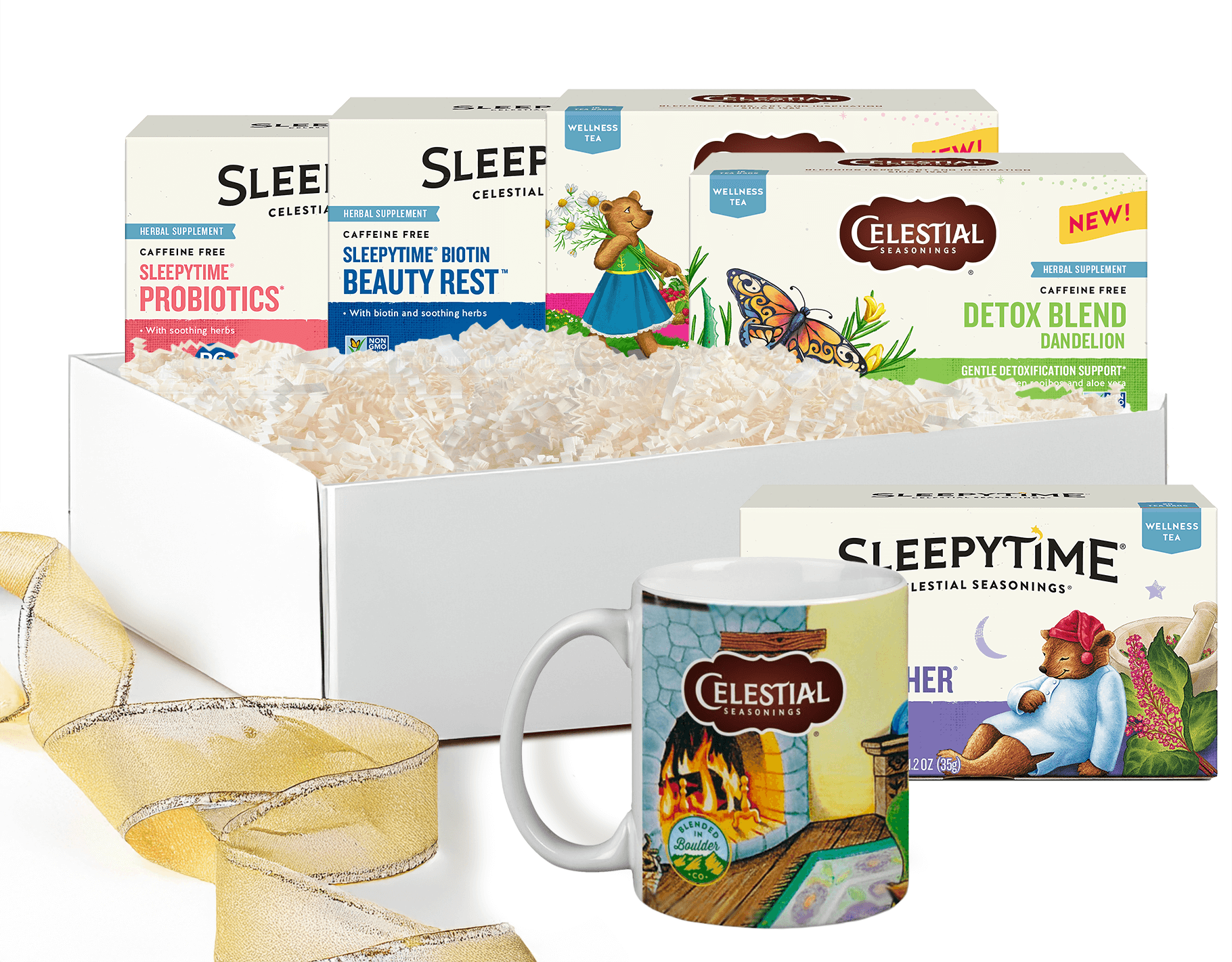 Mindful Moments Tea & Mug Gift Set – Celestial Seasonings