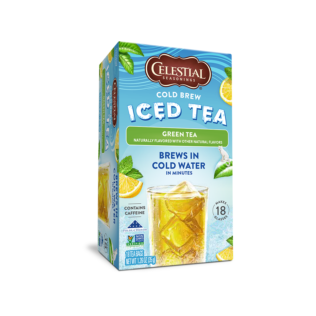 Cold Brew Green Tea Celestial Seasonings Hain