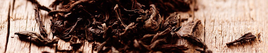 black tea leaves