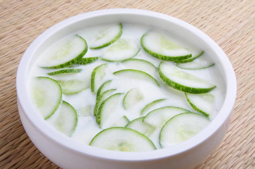 Peppermint Cucumber Salad