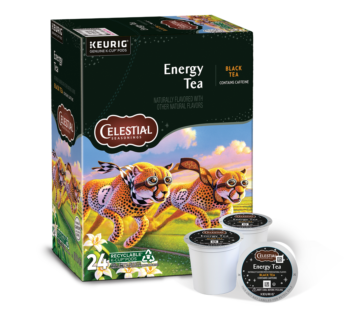 Energy Black Tea K-Cup Pods