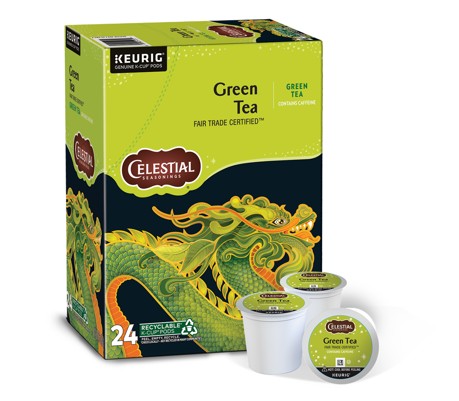 Fair Trade Green Tea K-Cup Pods