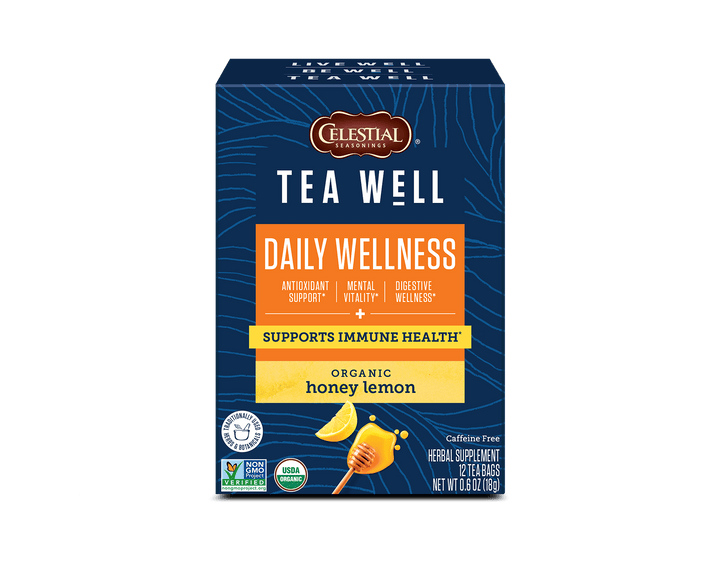 TeaWell Organic Honey Lemon Wellness Tea