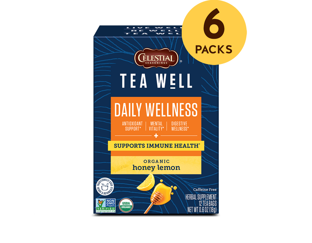 TeaWell Organic Honey Lemon Wellness Tea