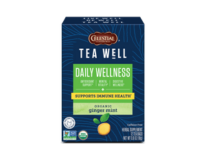 TeaWell Organic Ginger Mint Wellness Tea