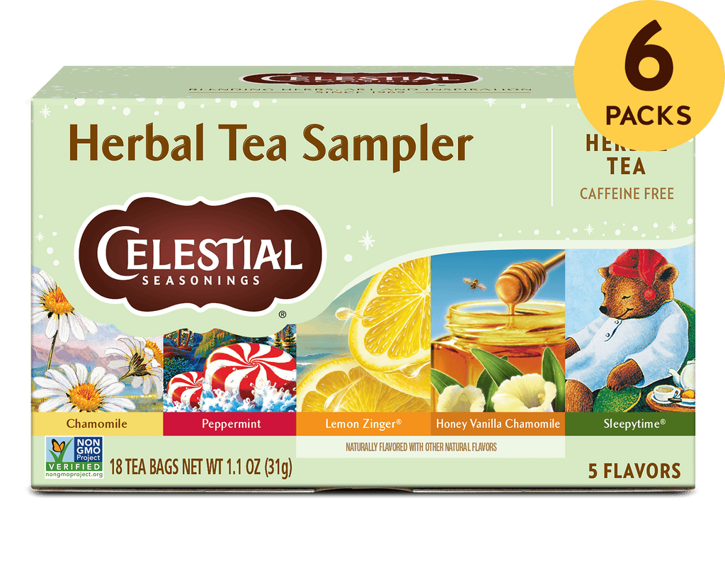 Herbal Tea Sampler | 5 Soothing Herbal Favorites – Celestial