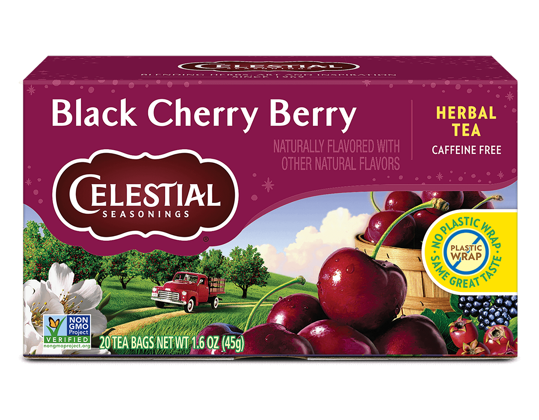 Black Cherry Berry Herbal Tea 1 box (20 tea bags)