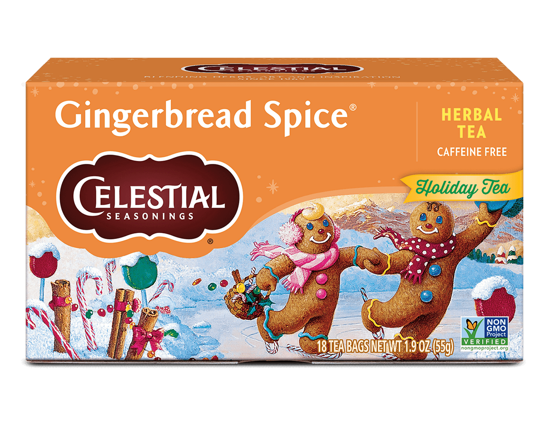 Gingerbread Spice Herbal Tea Cozy Holiday Flavor – Celestial