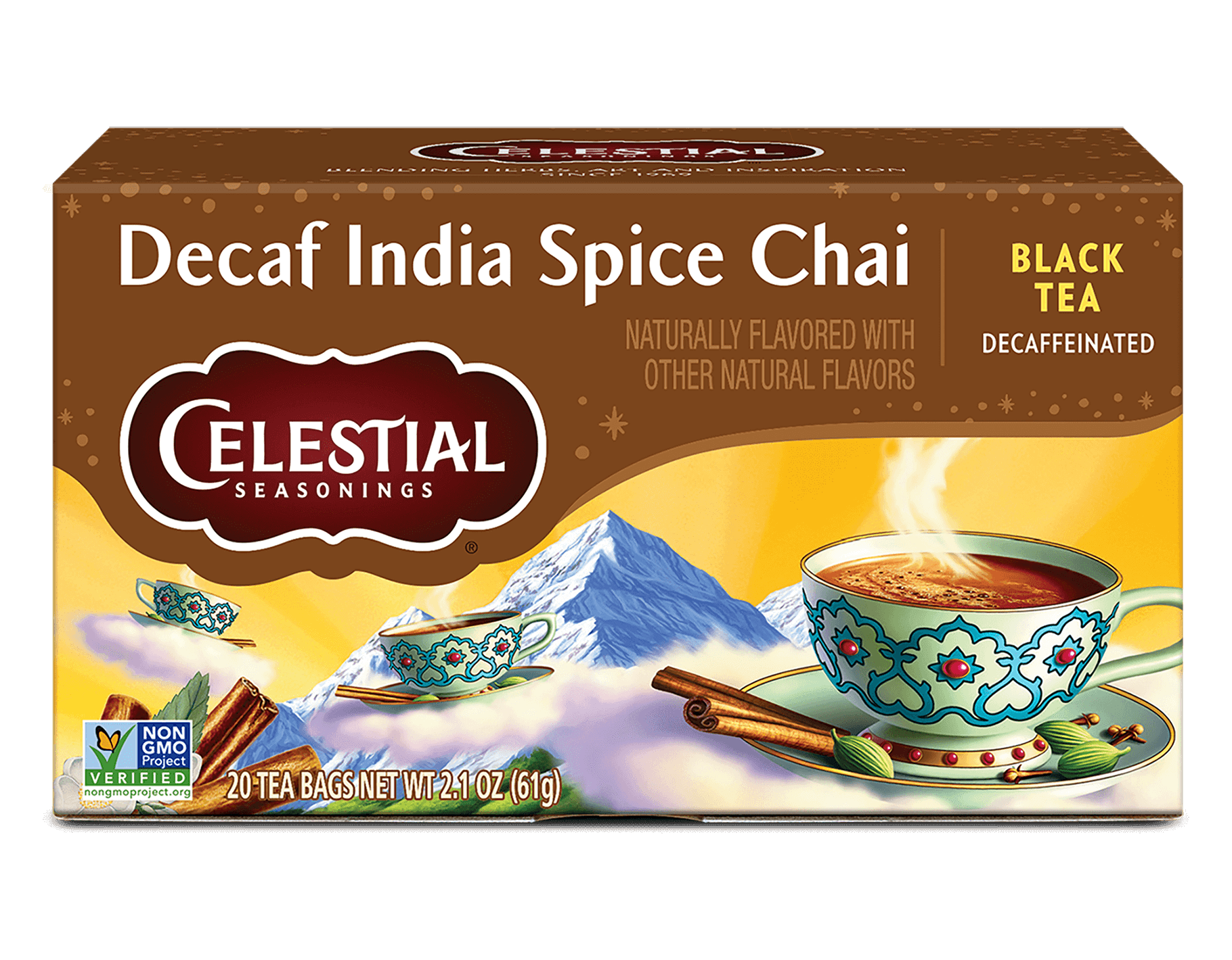 Decaf India Spice Chai 1 box (20 tea bags)