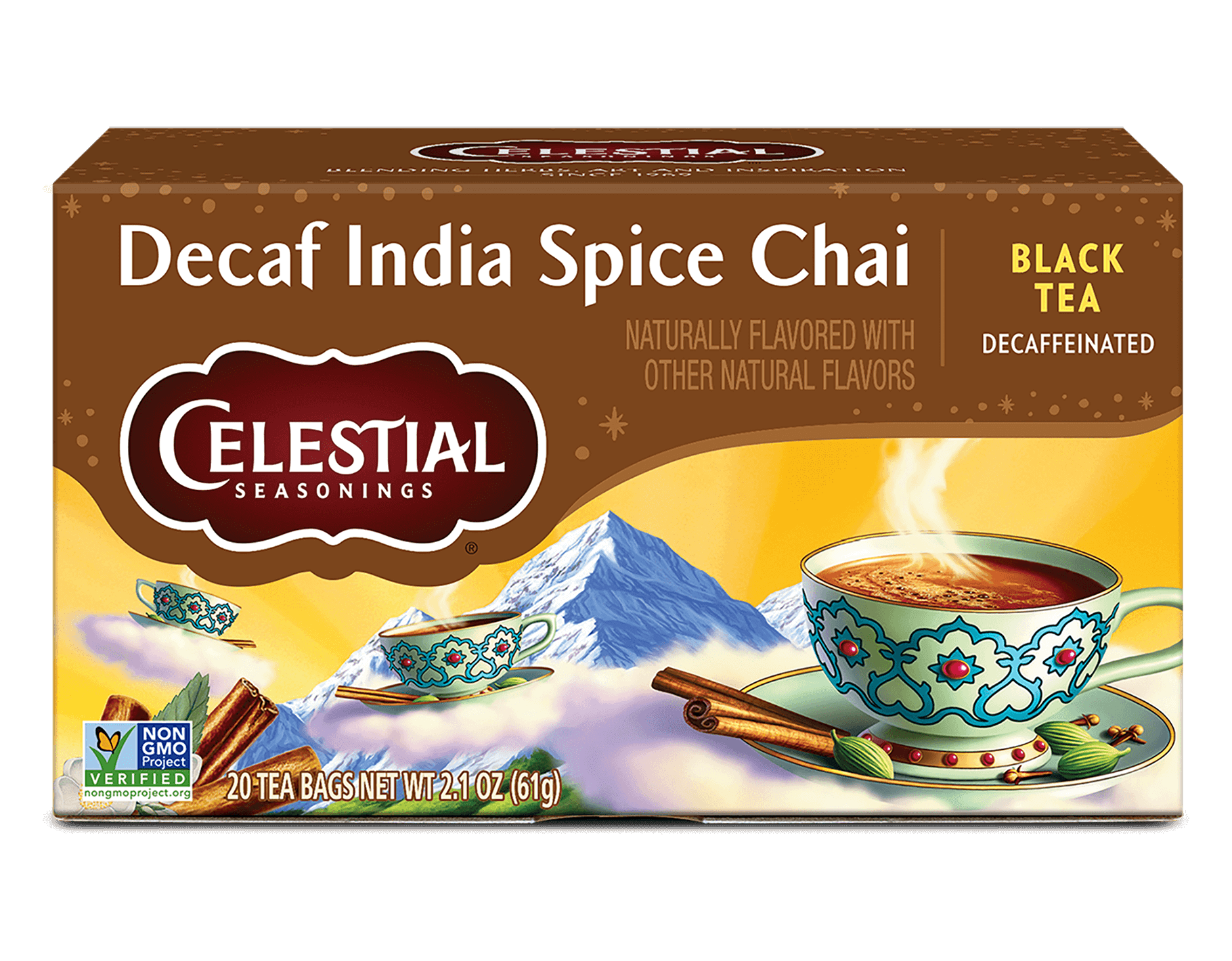 Decaf Chai Tea | Spiced Herbal Blend Without the Buzz – Celestial ...
