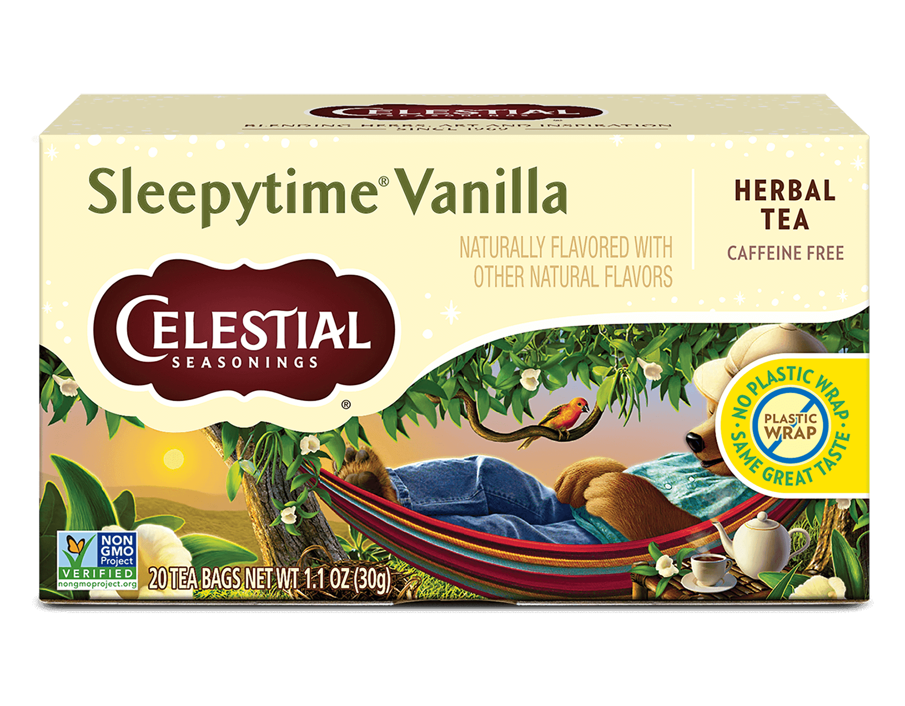 Sleepytime Vanilla Herbal Tea | Soothing Bedtime Blend – Celestial ...