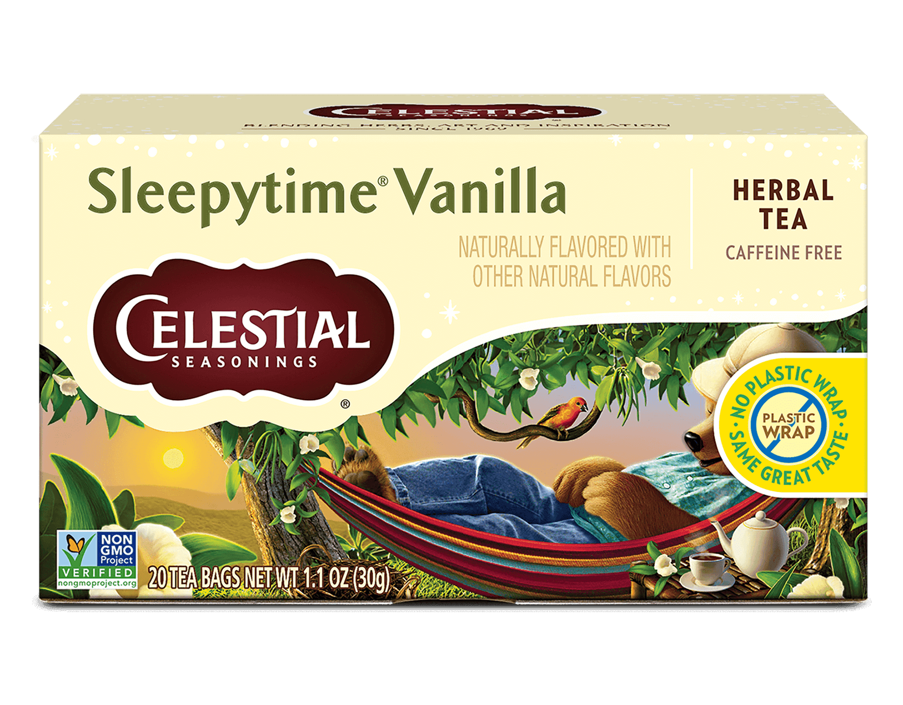 Sleepytime Vanilla Herbal Tea | Soothing Bedtime Blend – Celestial ...