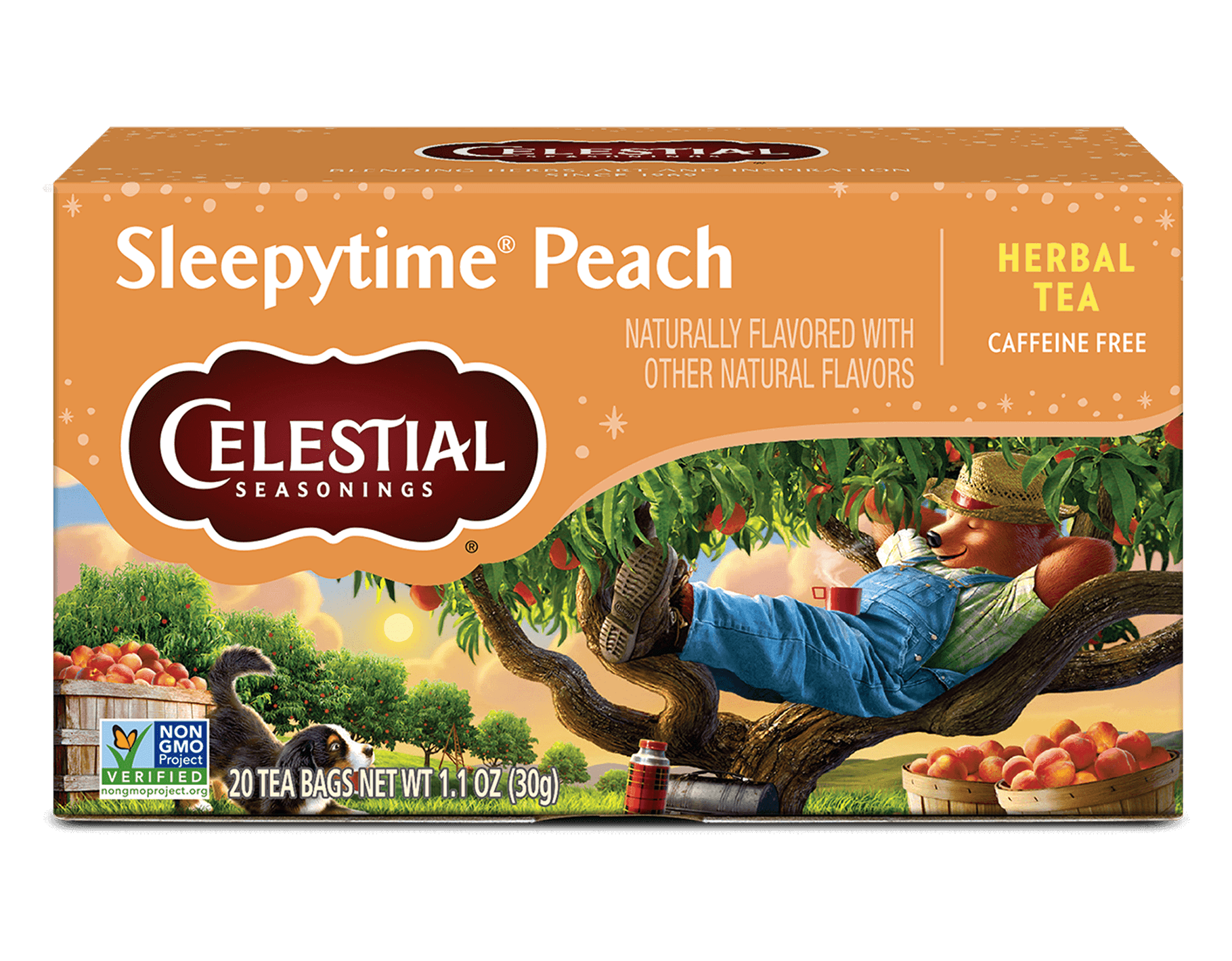 Sleepytime Peach Herbal Tea | Bedtime Peach Tea Blend – Celestial ...