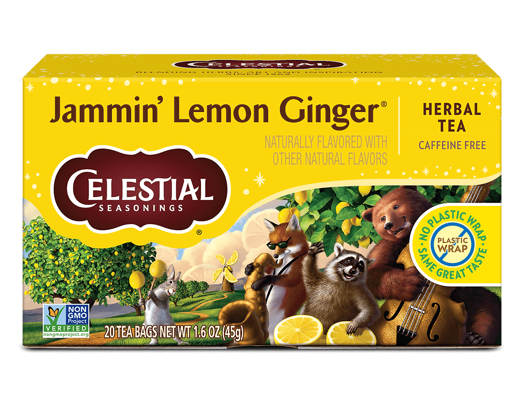 Jammin' Lemon Ginger 1 box (20 tea bags)