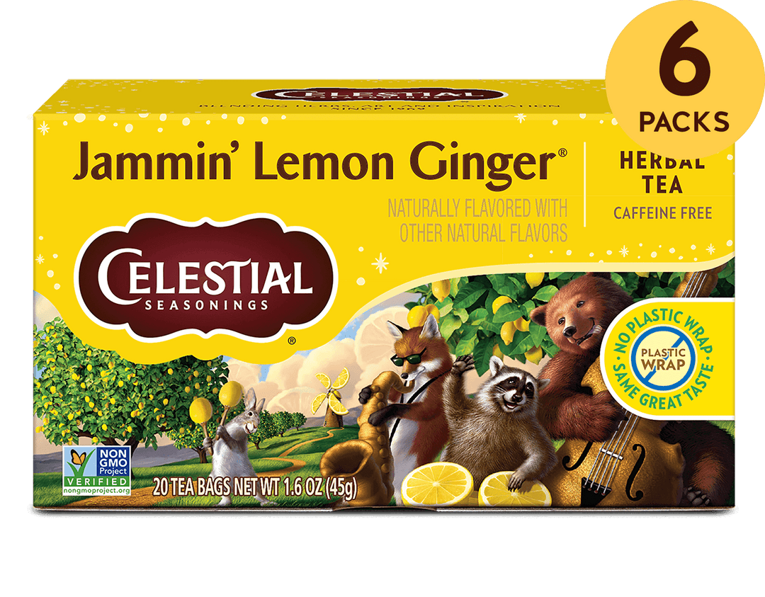steep Tea, Lemon Ginger, 1.6 oz Tea Bag, 20/Box steep Tea, Lemon Ginger, 1.6 oz Tea Bag, 20/Box