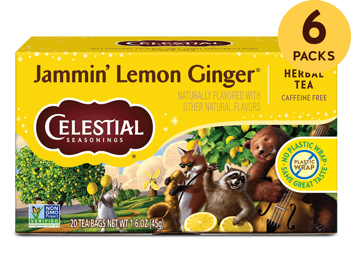 Jammin' Lemon Ginger Herbal Tea