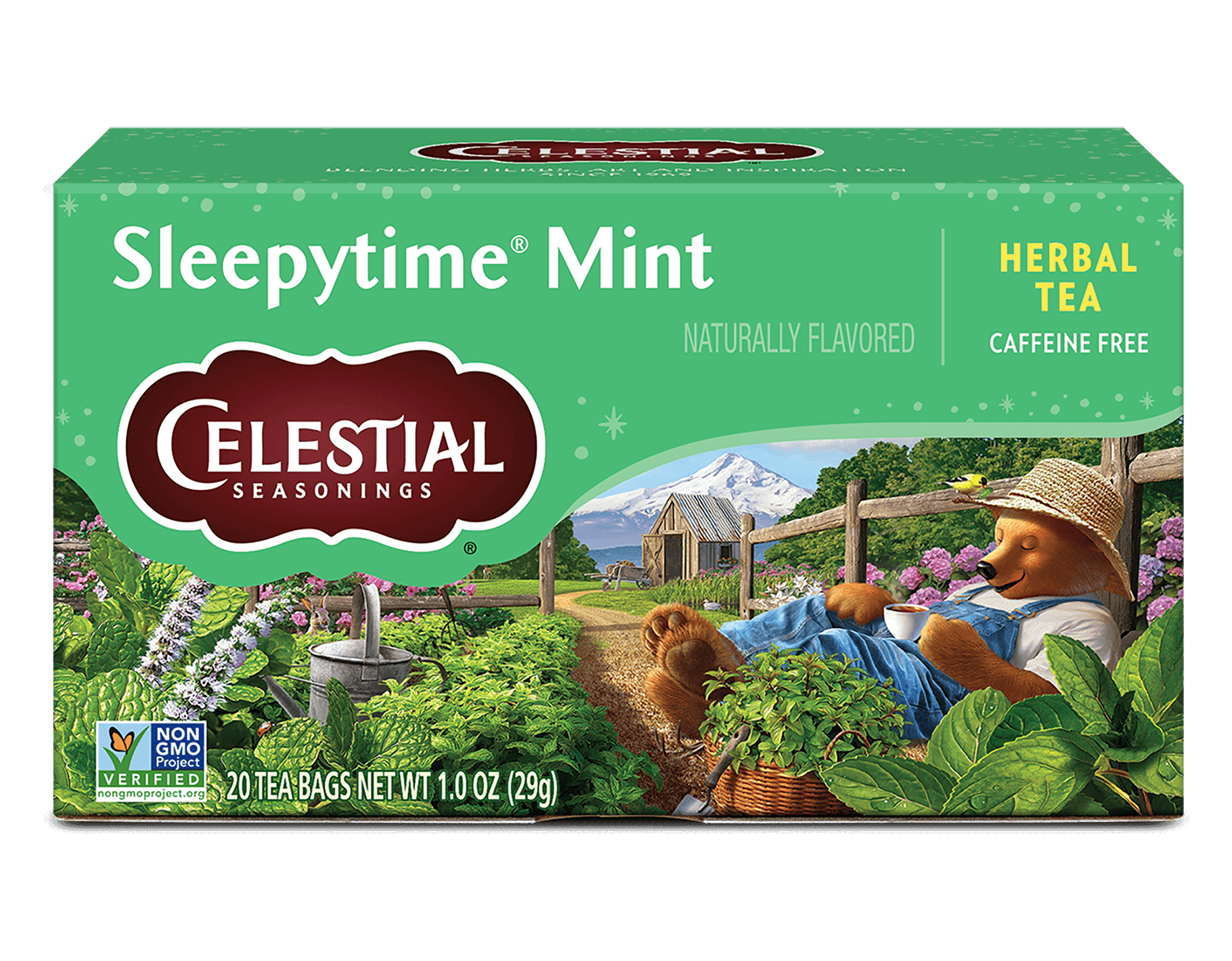 Sleepytime Mint Tea | Soothing Herbal Bedtime Blend – Celestial Seasonings