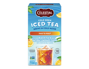 Cold Brew Iced Tea, Half and Half Iced Black Tea and Lemonade