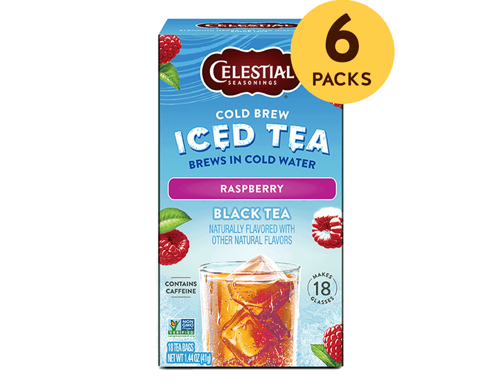 Cold Brew Iced Tea, Raspberry Black Tea