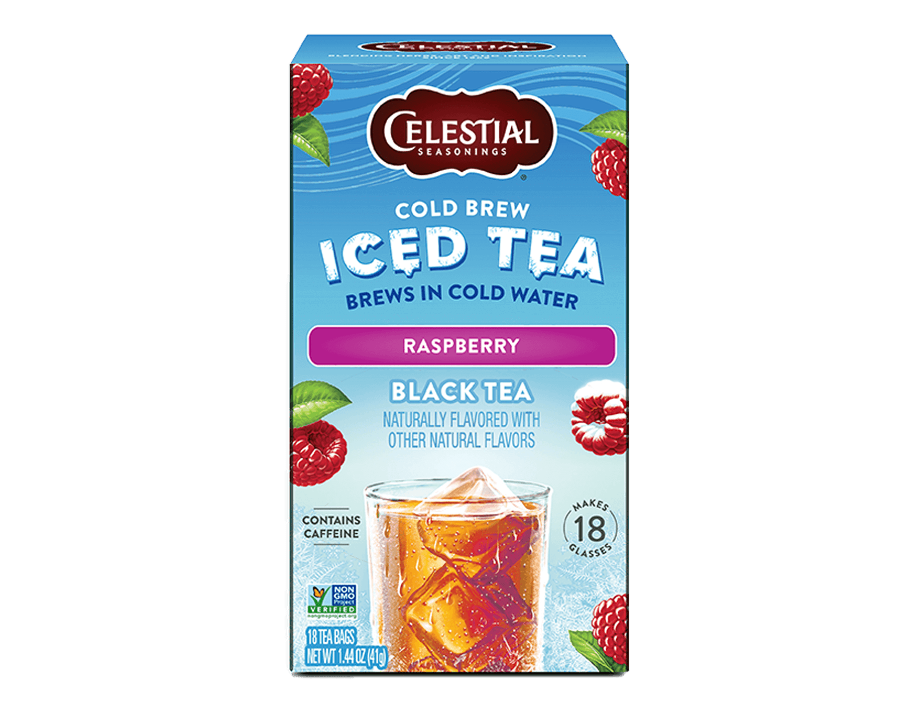 Cold Brew Iced Tea, Raspberry Black Tea