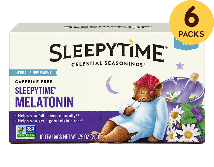 Sleepytime Wellness plus Melatonin 6 pack