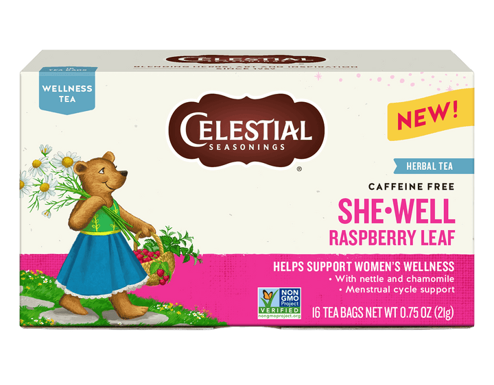SheWell Raspberry Leaf Wellness Tea