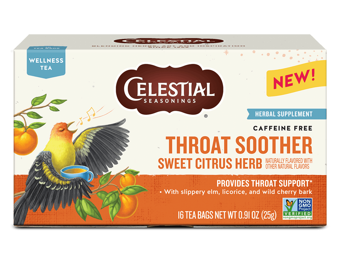 Throat Soother Sweet Citrus Herb Wellness Tea
