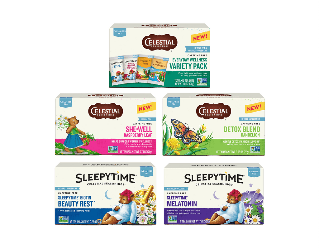 Wellness Tea Gift Set | Everyday Wellness 5-Item Box – Celestial
