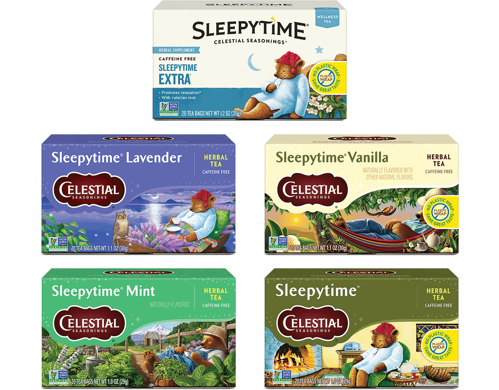 Sleepytime Favorites 5-Pack | Bedtime Tea Variety Pack Sampler