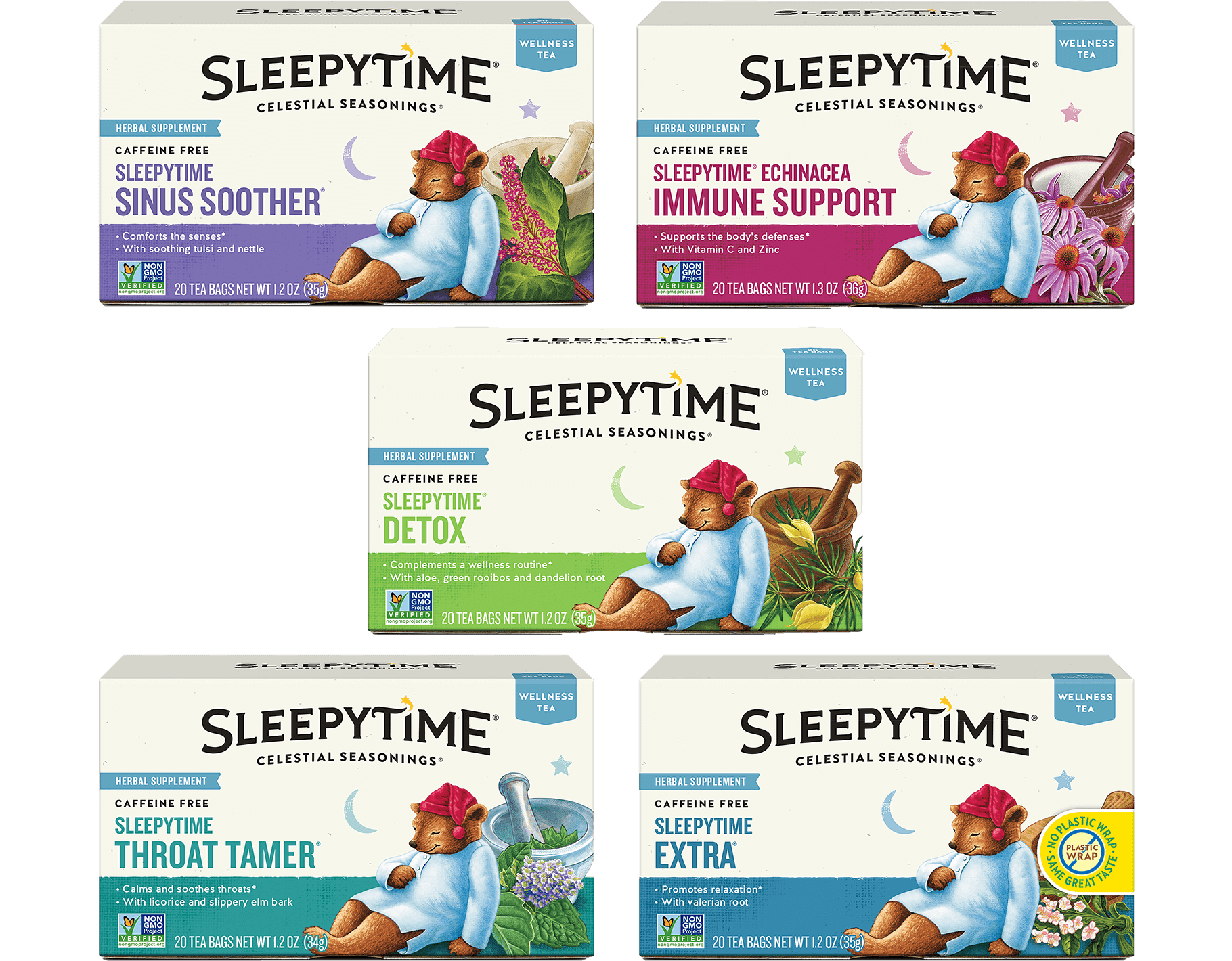 Sleepytime Wellness Tea Variety 16-Pack