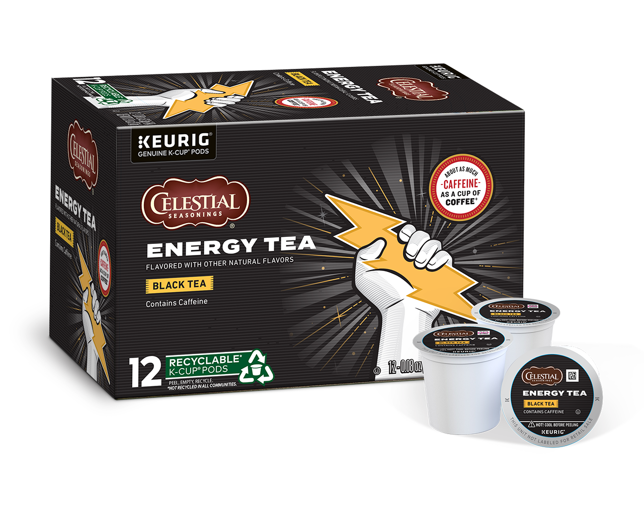 K cup top tea pods