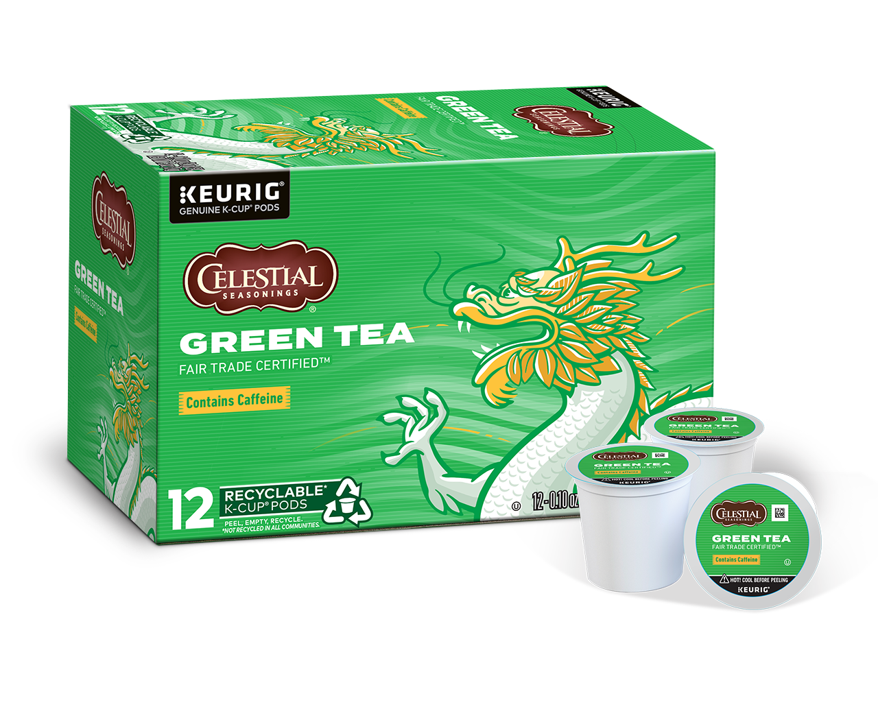 Fair Trade Green Tea K Cup Pods