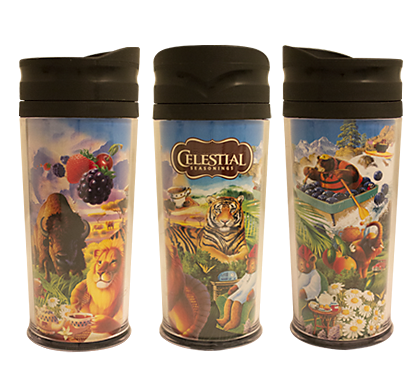 Collage of Artwork Travel Mug - Product Image Carousel